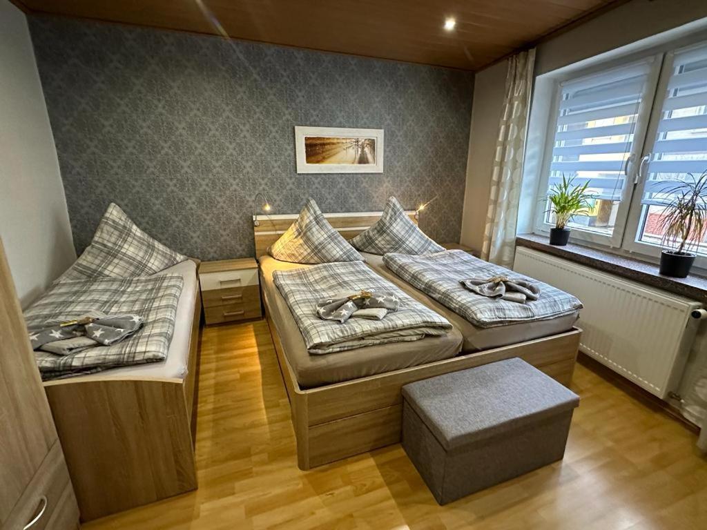 Christels Ferienwohnung 2 In Thale Mit Ueberdachter Terrasse, Kueche Mit Tv & Geschirrspueler Exterior photo